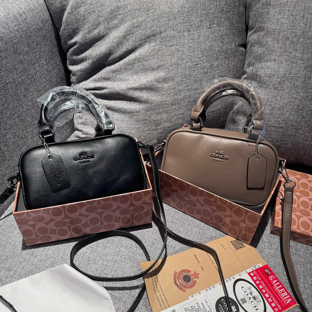 Elegante Lederhandtasche: Ein Hauch von leichtem Luxus