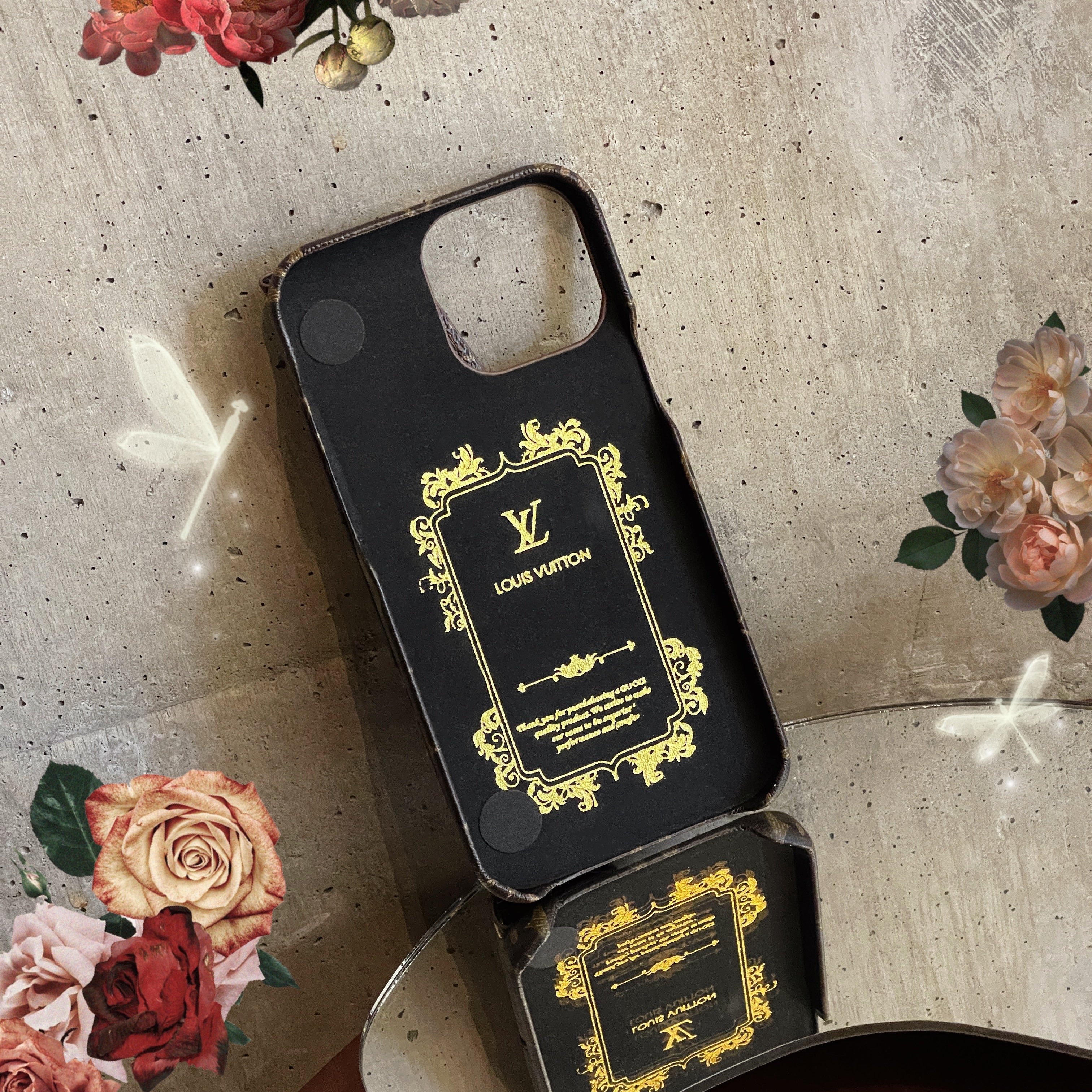 Luxuriöses Umhänge-Kartenhalter iPhone Case