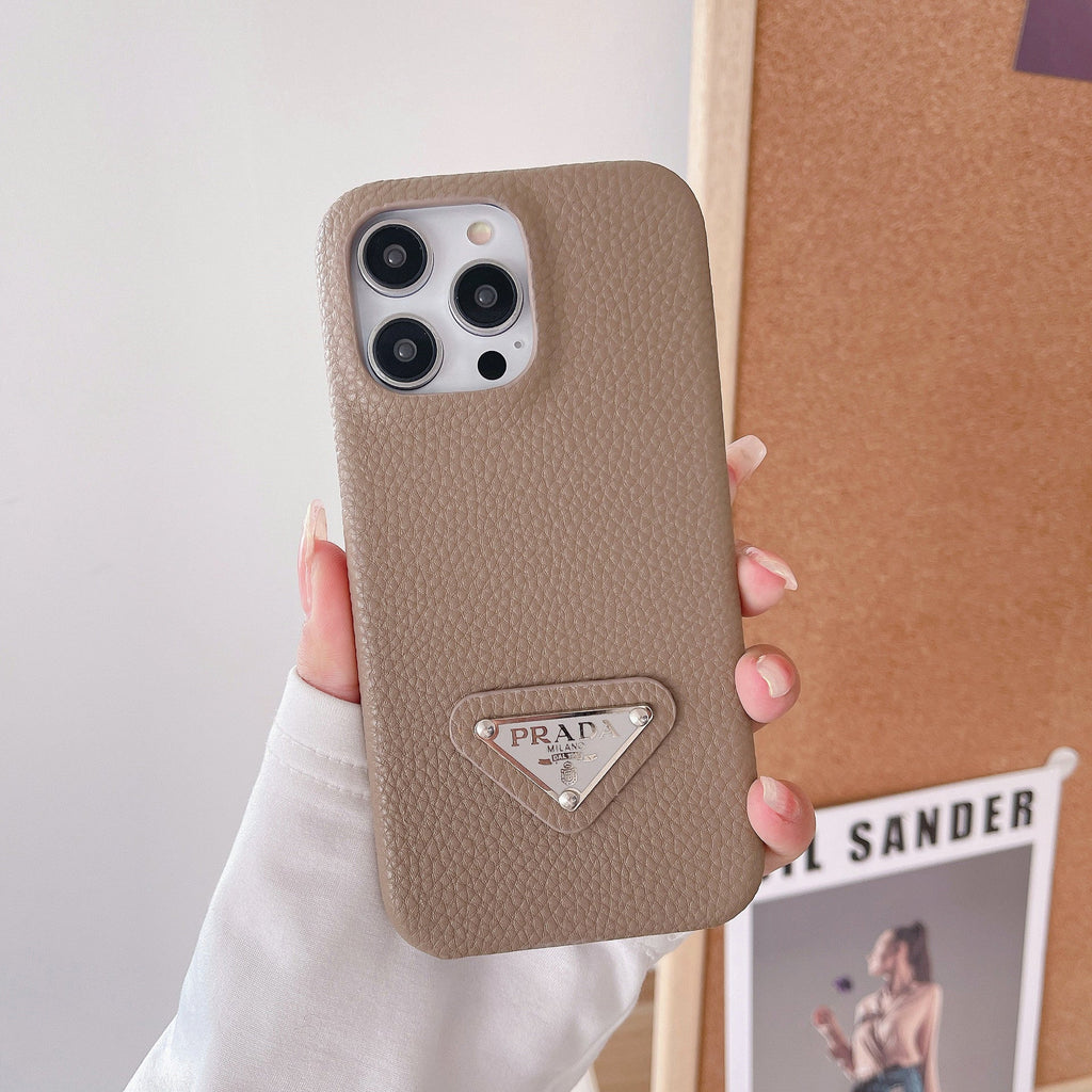 Luxuriöse Leder-iPhone-Hülle