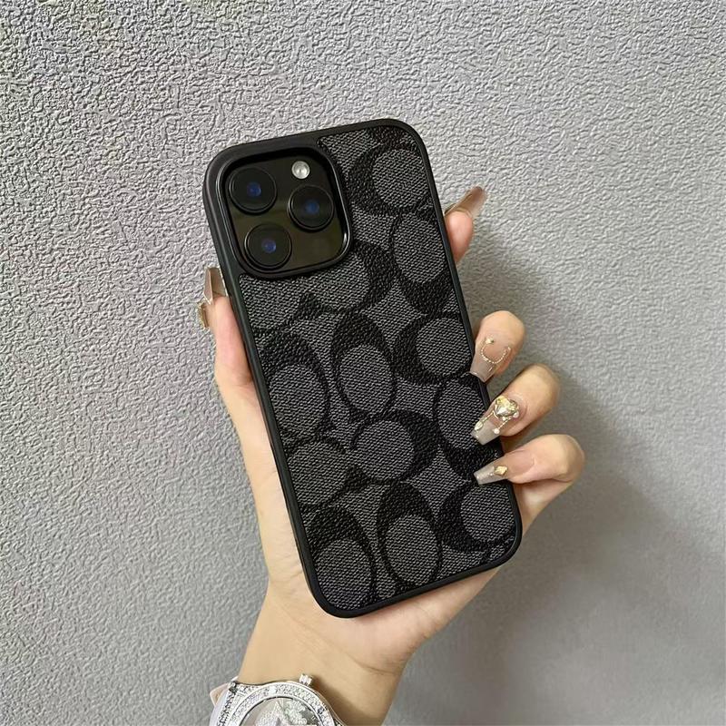 Étui de protection en similicuir pour iPhone
