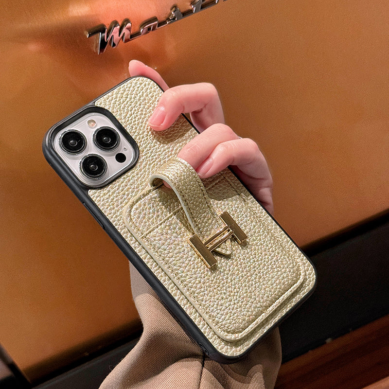 Pouzdro na iPhone z kůže H Card Holder
