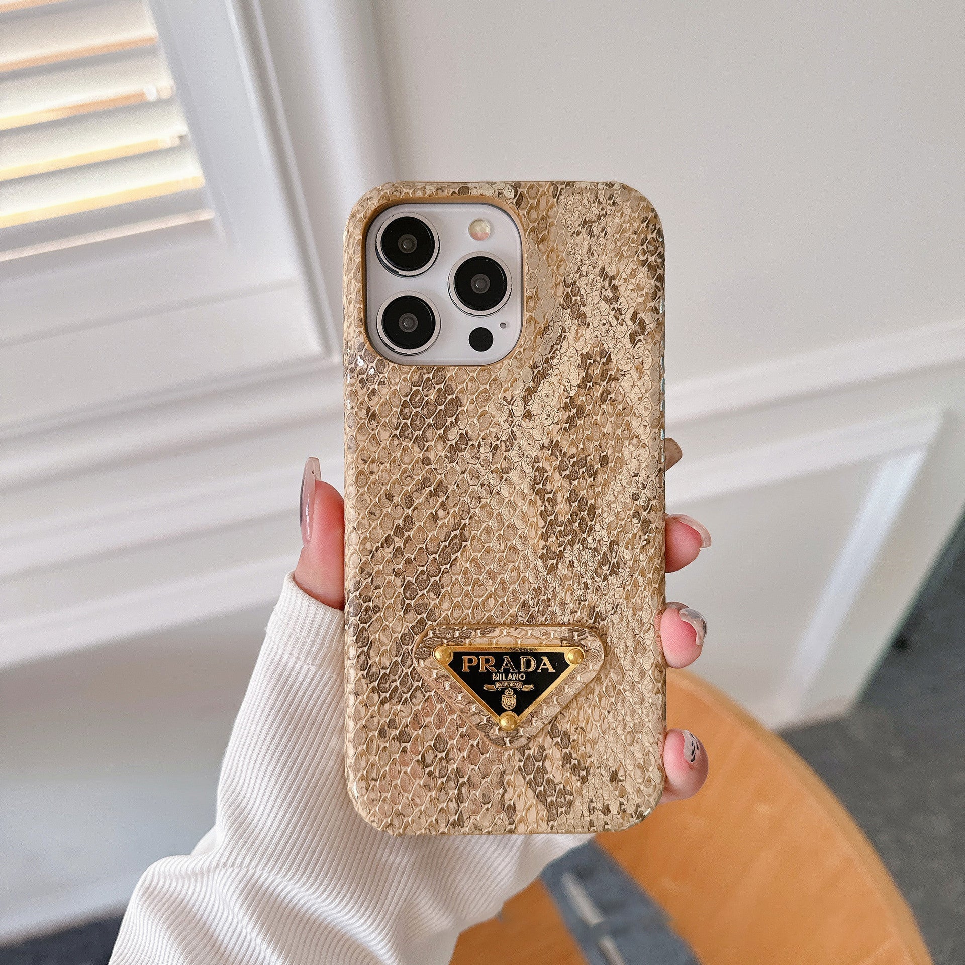 Coque iPhone de luxe à couleur dégradée