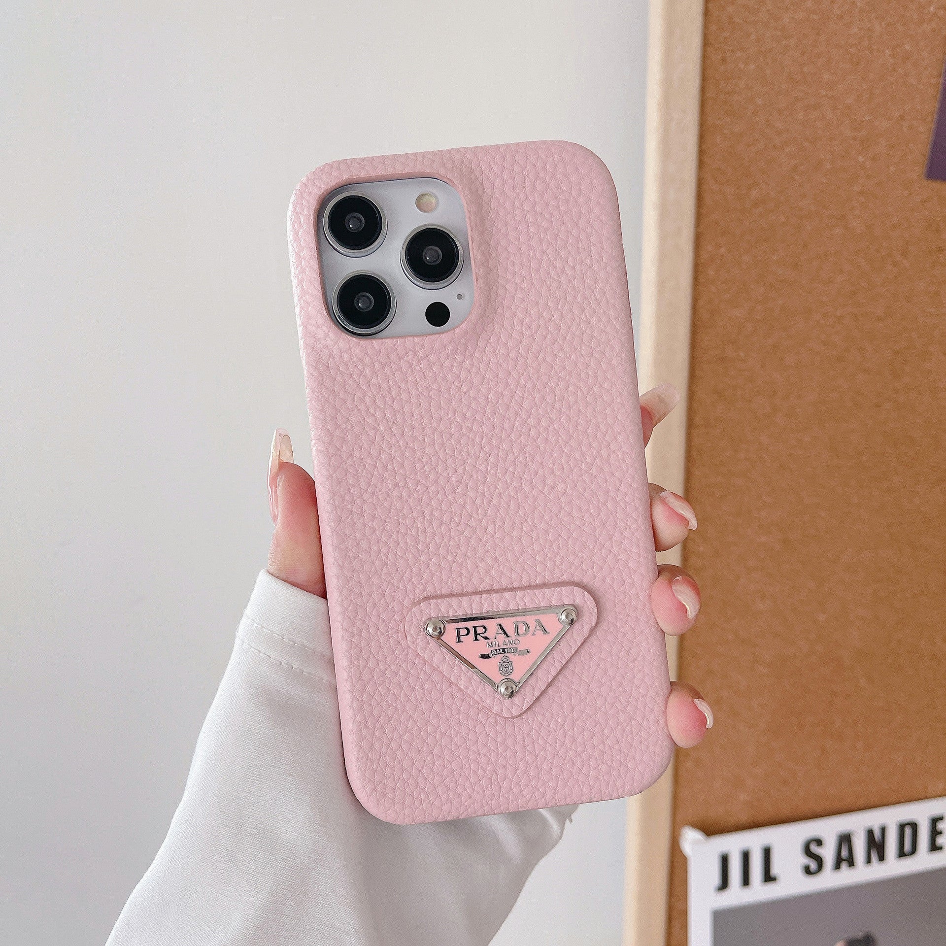 Luxuriöse Leder-iPhone-Hülle