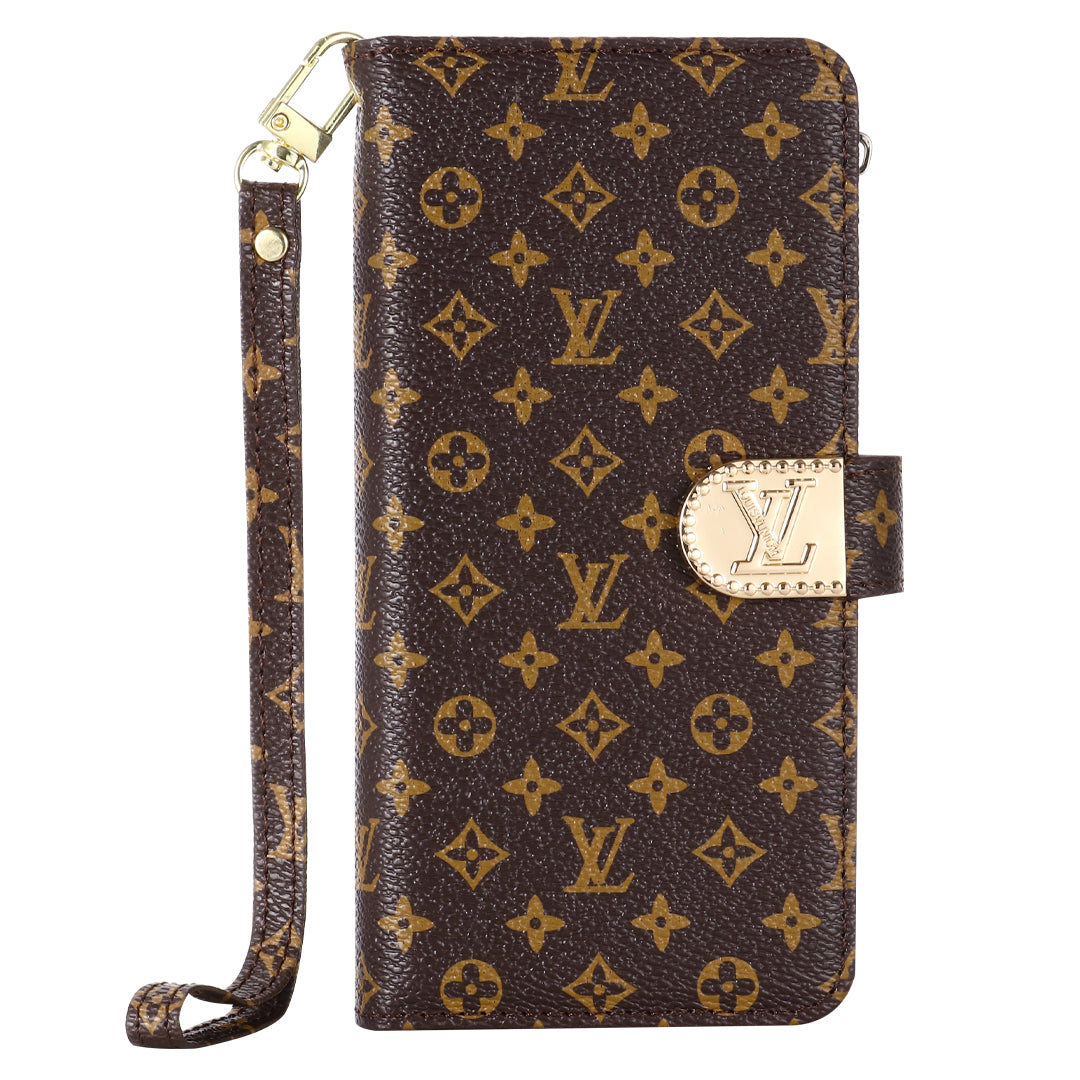 MONOGRAM CANVAS LEDERBRIEFTASCHE SAMSUNG HANDYHÜLLE