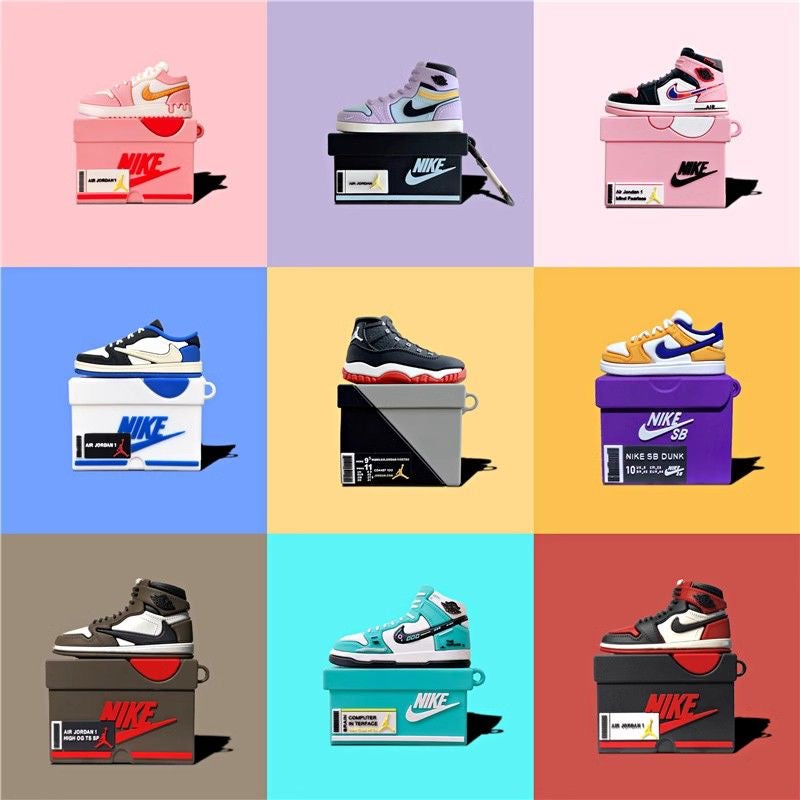 Étui AirPods style boîte à chaussures