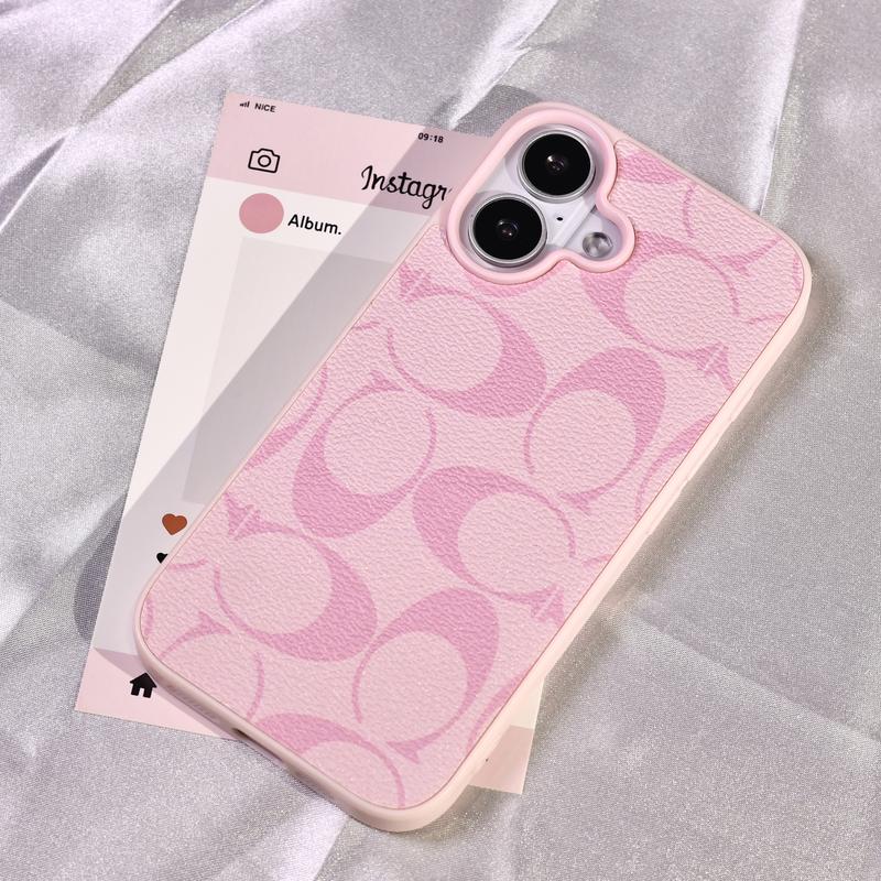 Étui de protection en similicuir pour iPhone