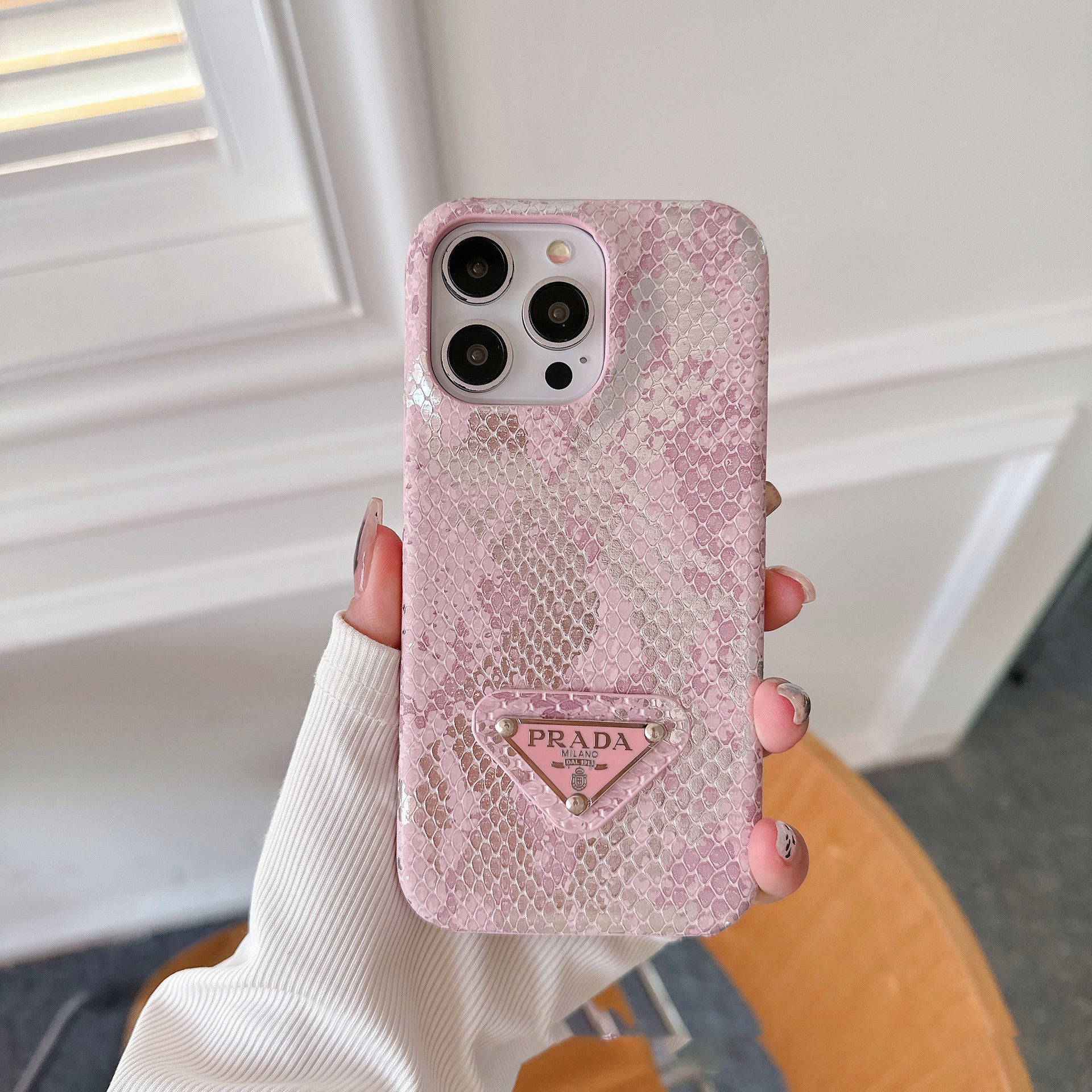Coque iPhone de luxe à couleur dégradée