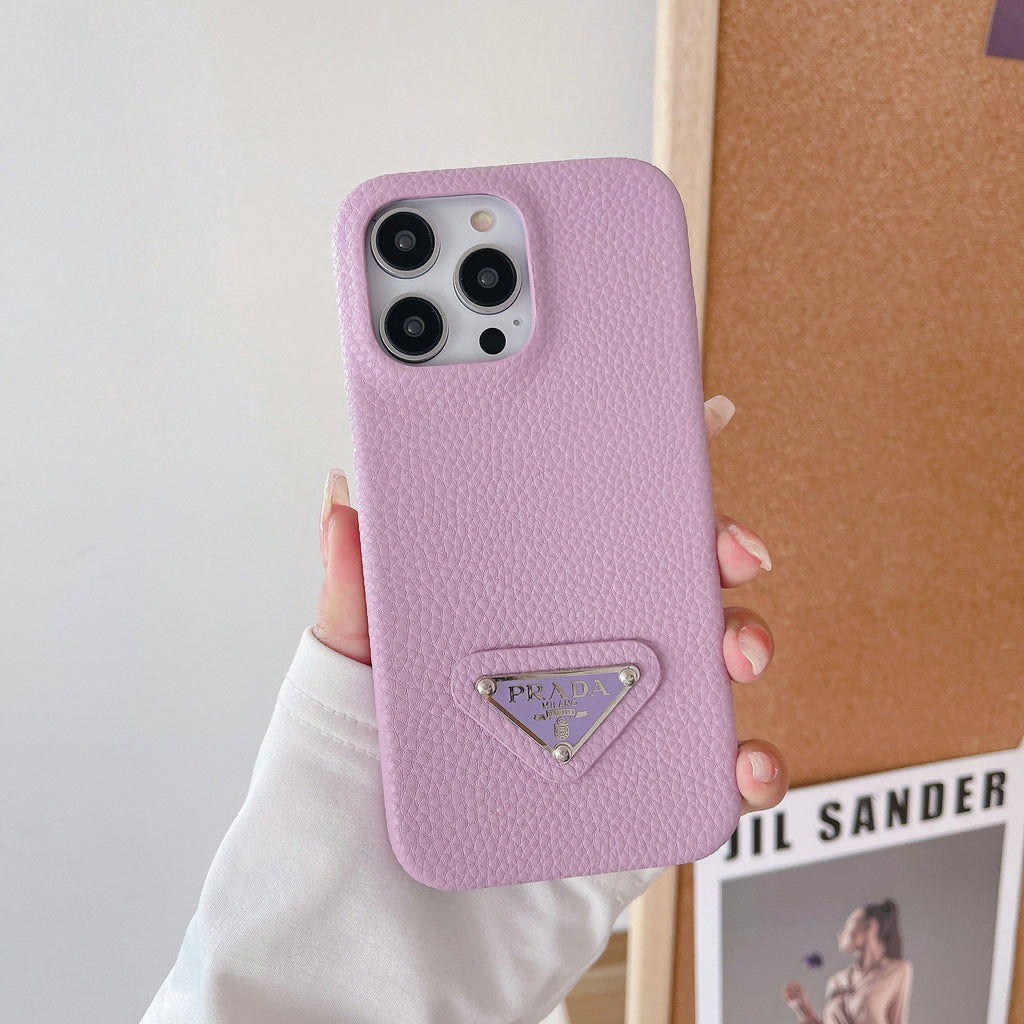 Luxuriöse Leder-iPhone-Hülle