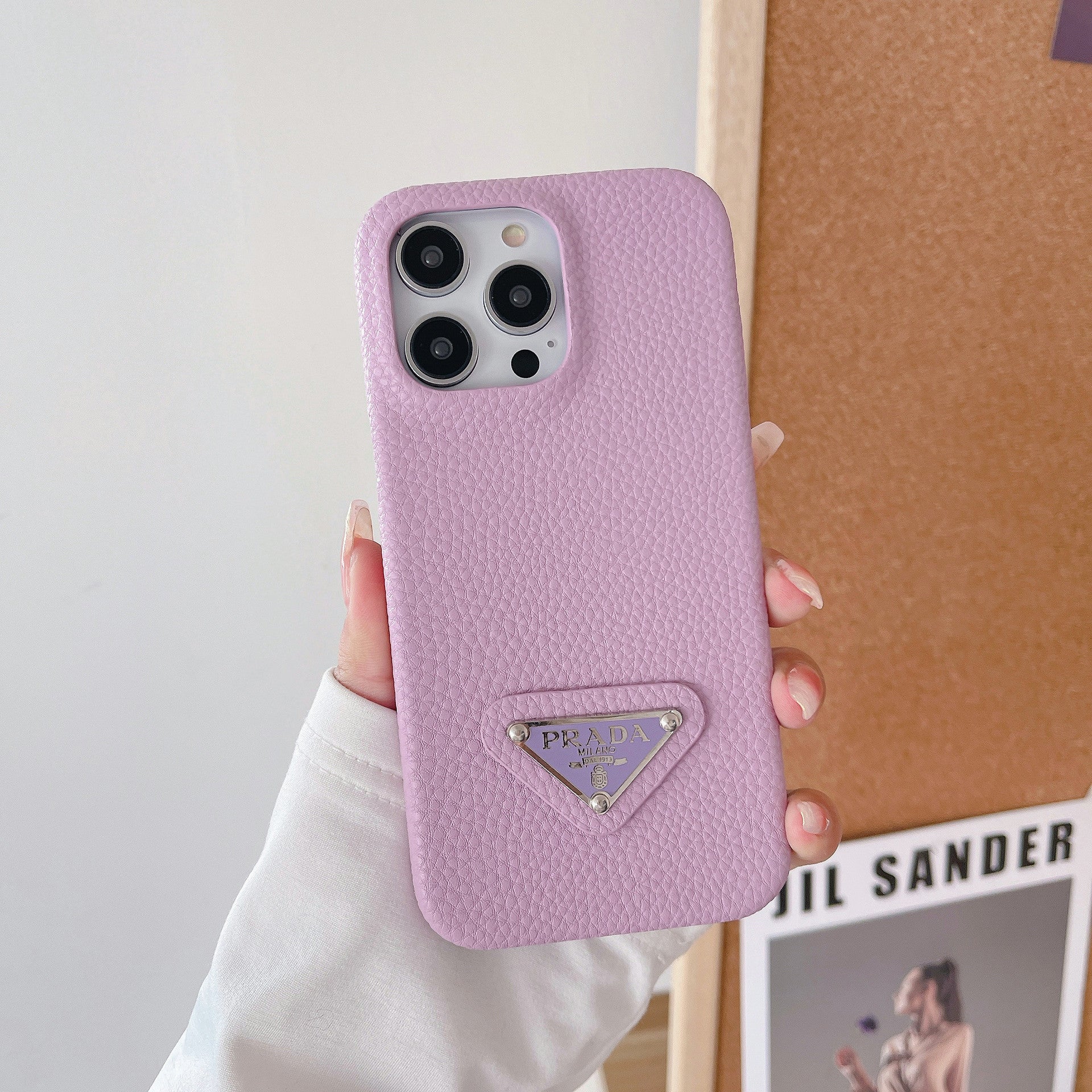 Étui de luxe en cuir pour iPhone