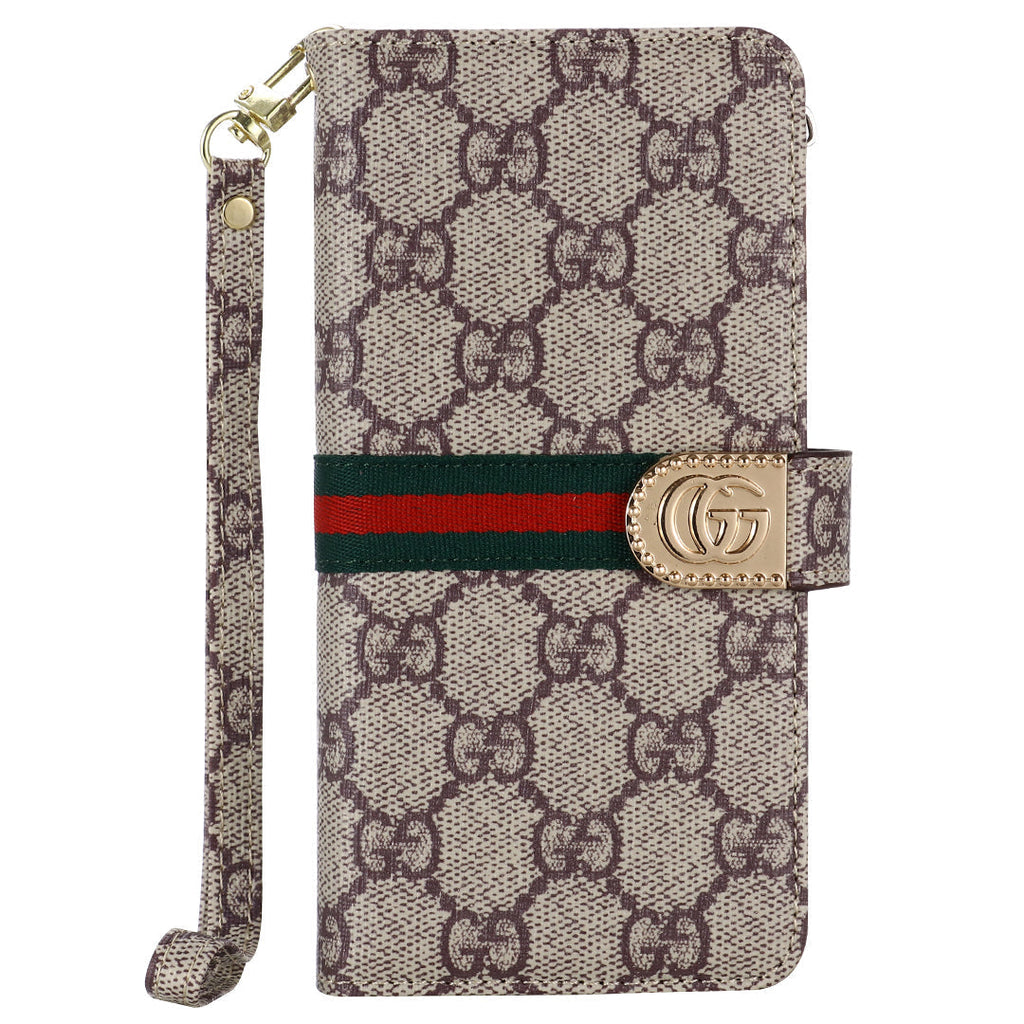 MONOGRAM CANVAS LEDERBRIEFTASCHE SAMSUNG HANDYHÜLLE
