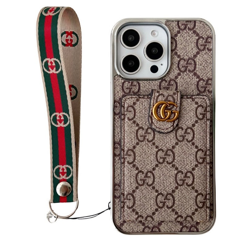 Coque iPhone Premium avec Chaîne à Main