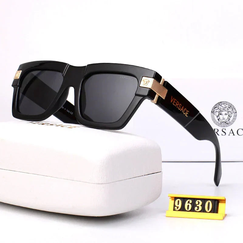 Nouvelles lunettes de soleil universelles or label V 9630