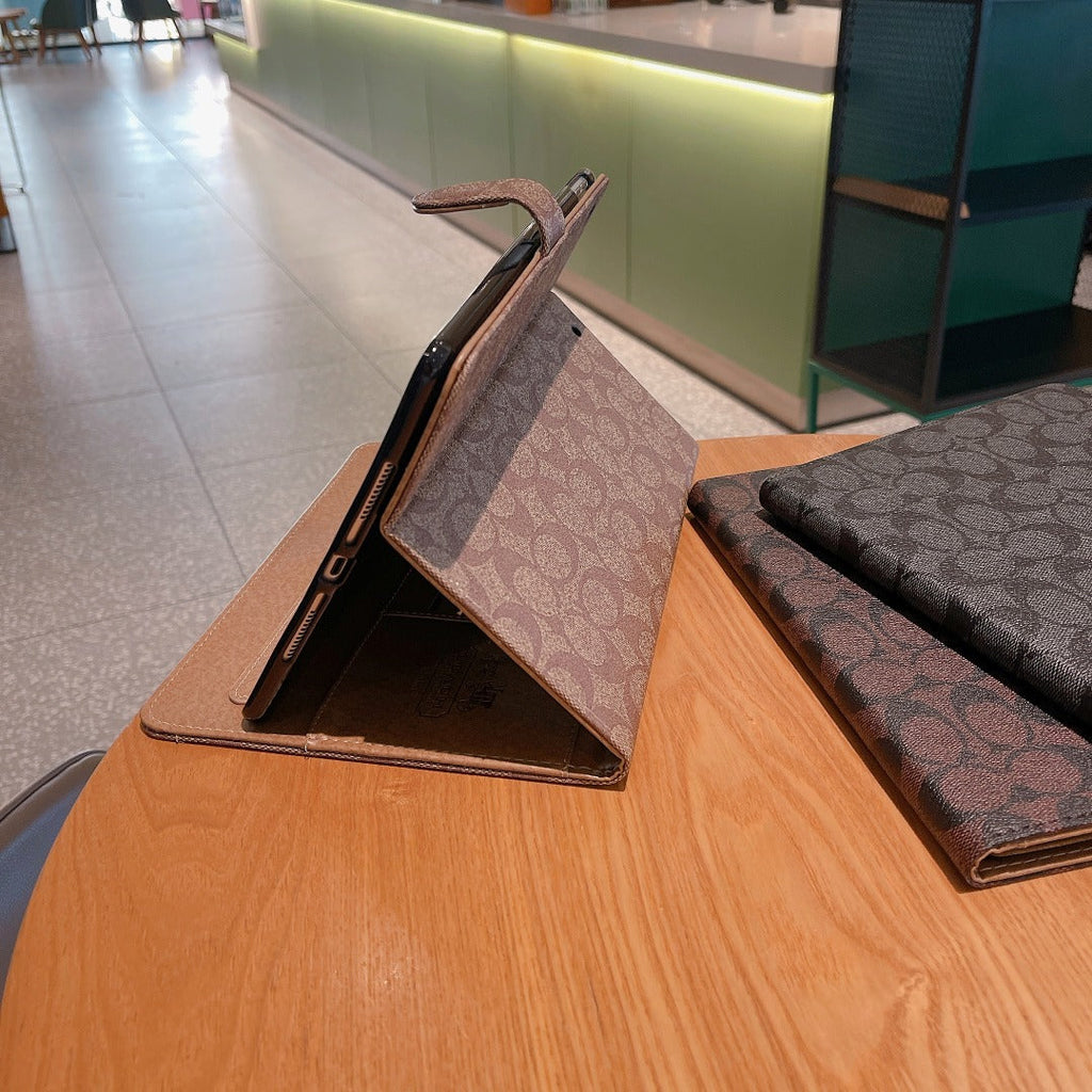 Prémiové kožené klasické pouzdro na tablet Apple iPad  