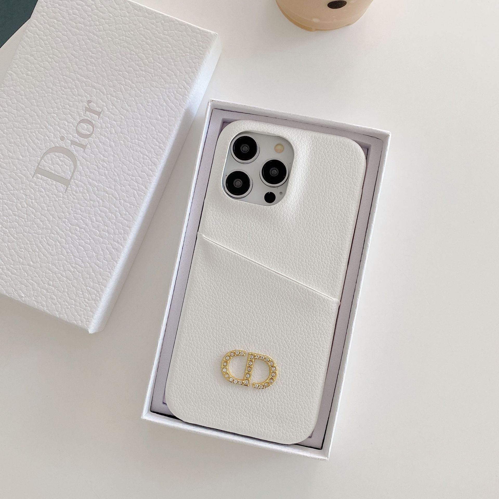 Coque iPhone en cuir de luxe