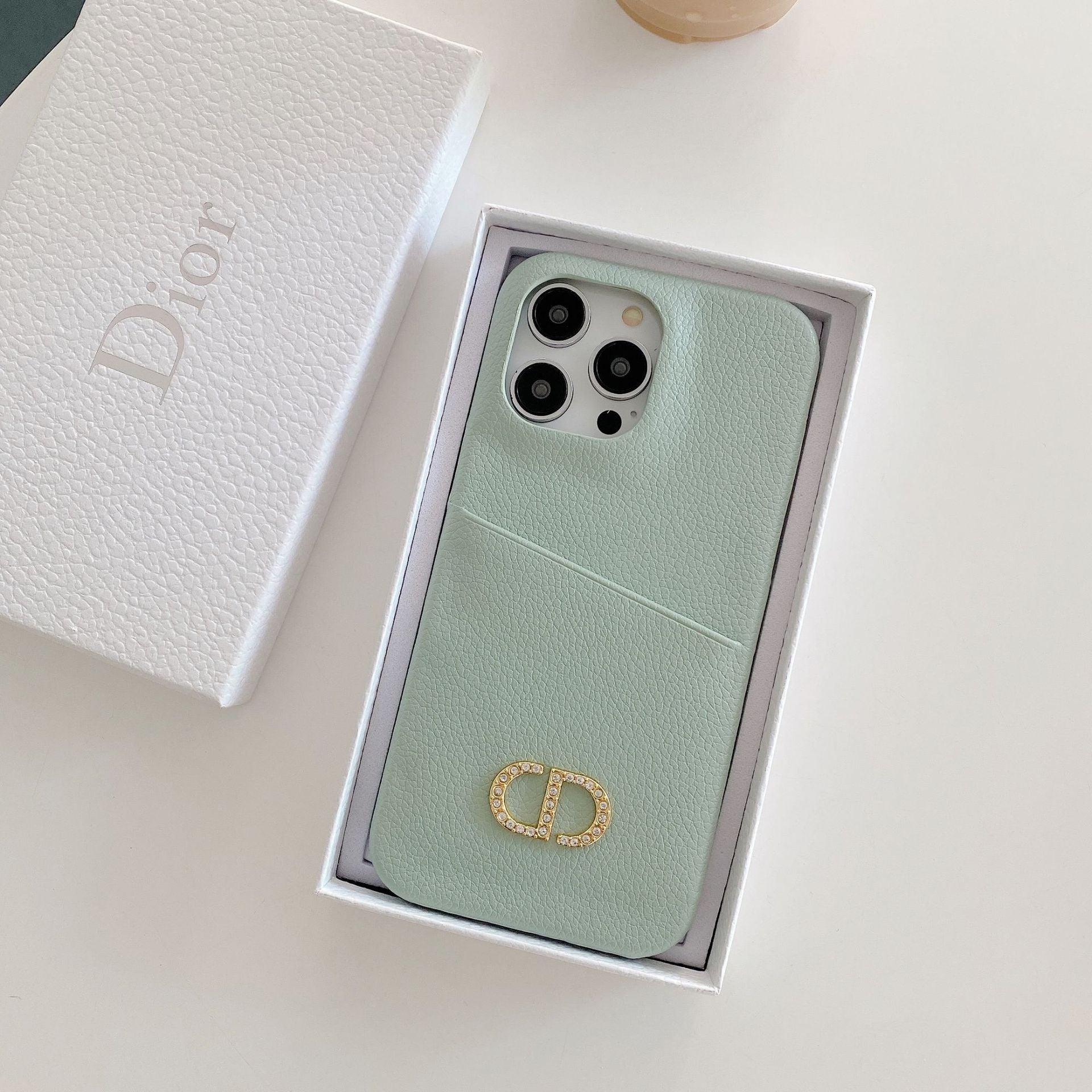 Coque iPhone en cuir de luxe