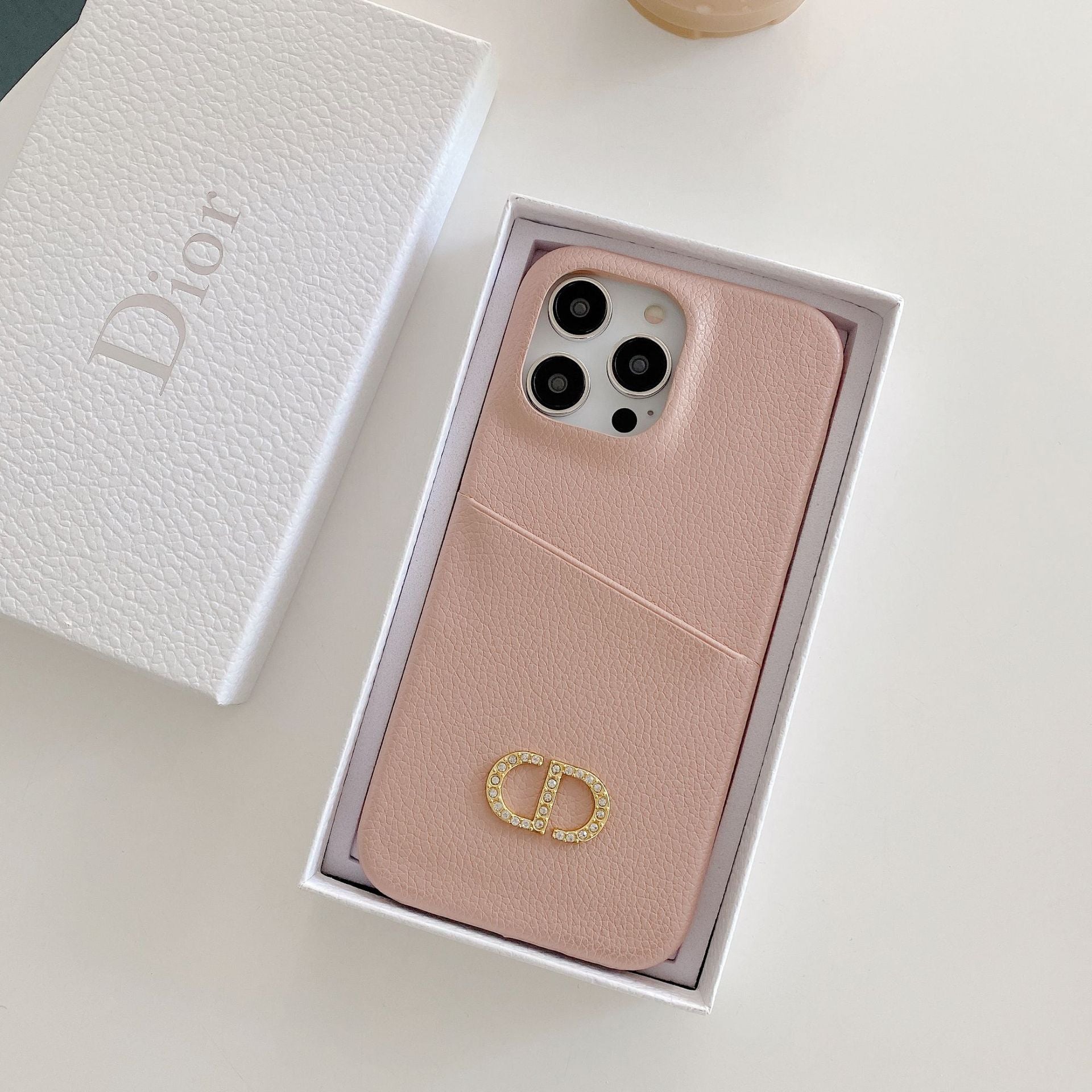 Coque iPhone en cuir de luxe