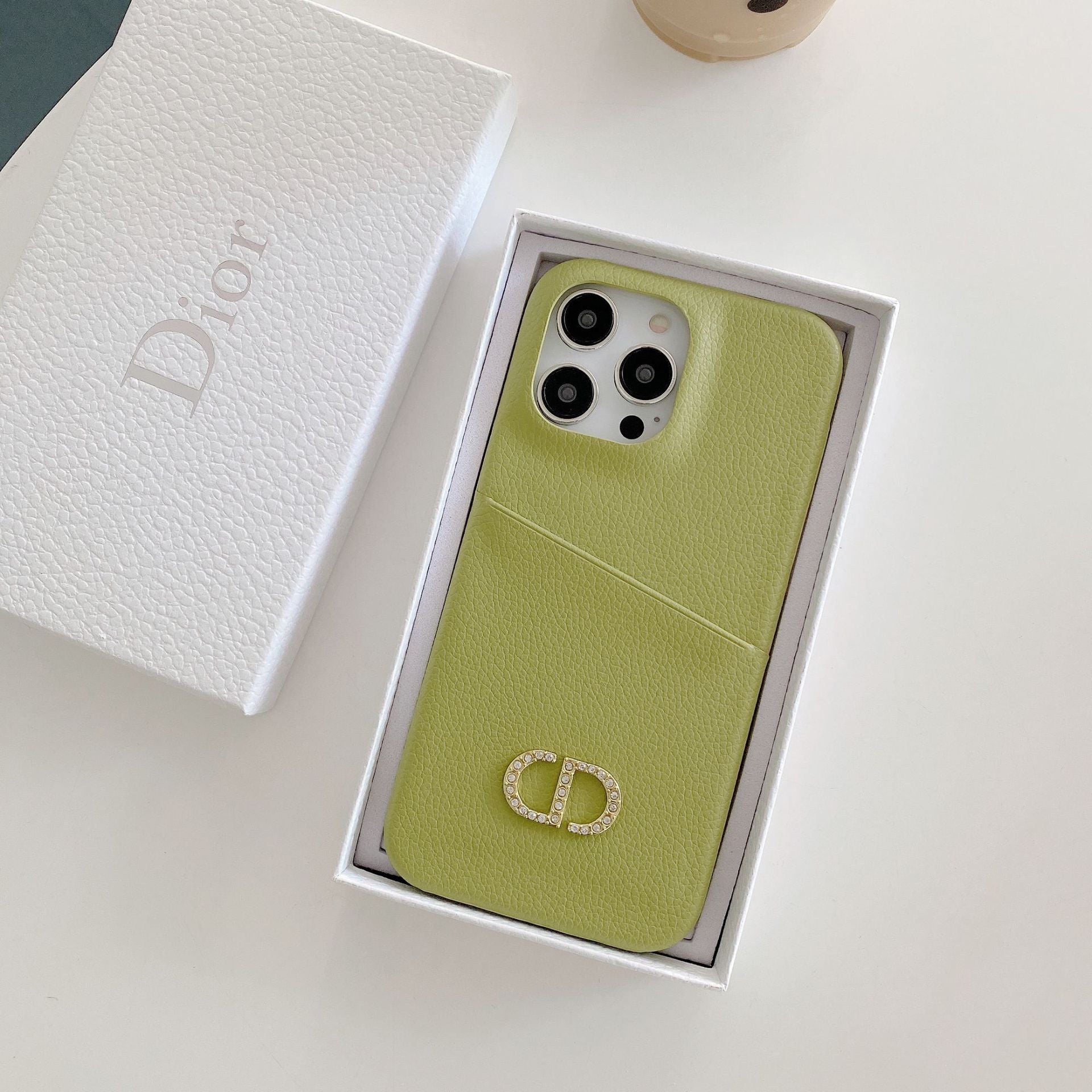 Coque iPhone en cuir de luxe