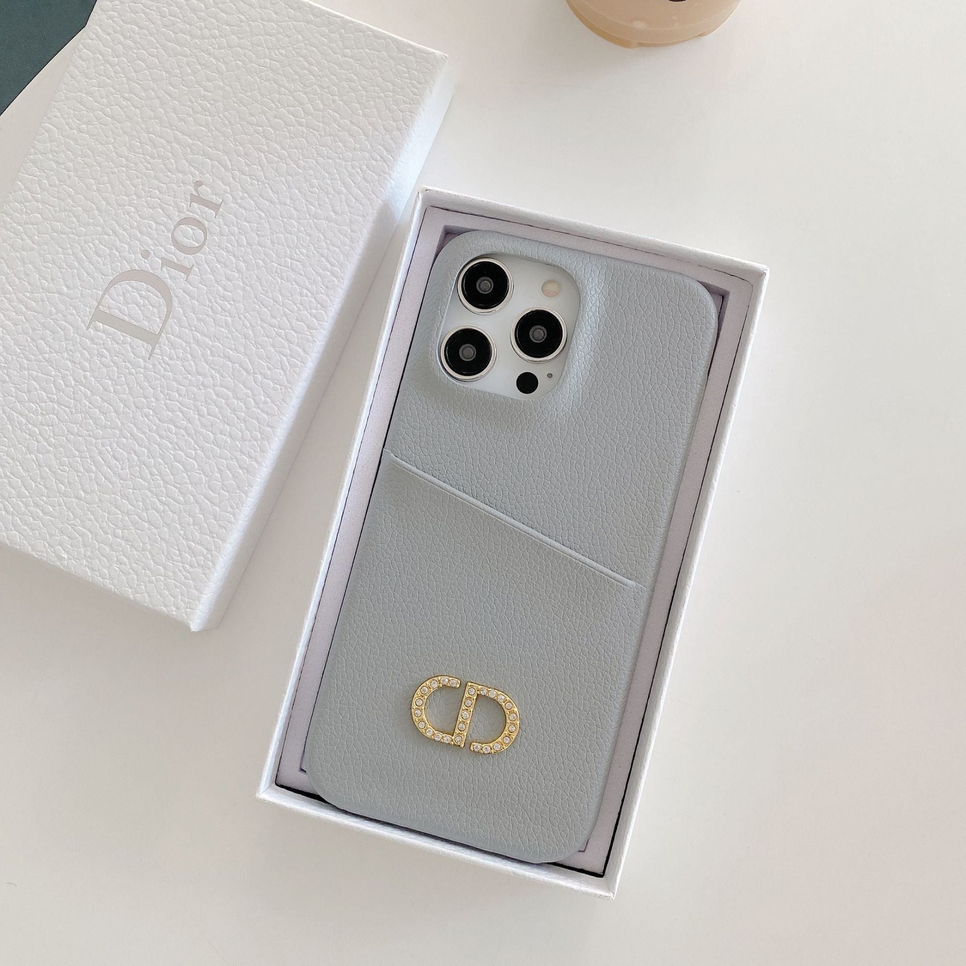 Coque iPhone en cuir de luxe