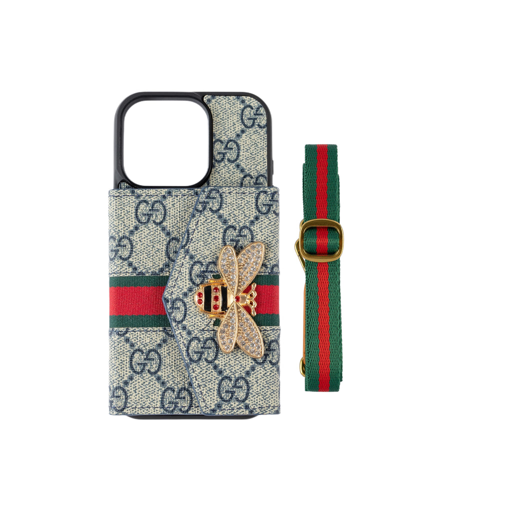 Prémiové pokročilé crossbody pouzdro na iPhone s držákem na karty a ramenním popruhem