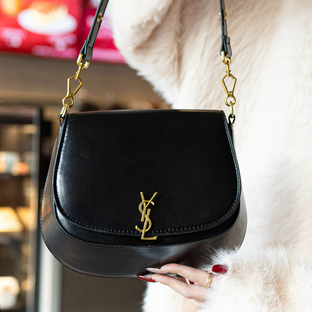 Sac à chaîne ajustable Luxe Noir et Doré