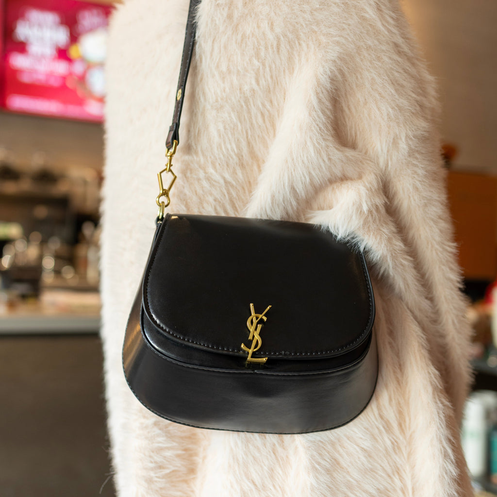 Sac à chaîne ajustable Luxe Noir et Doré