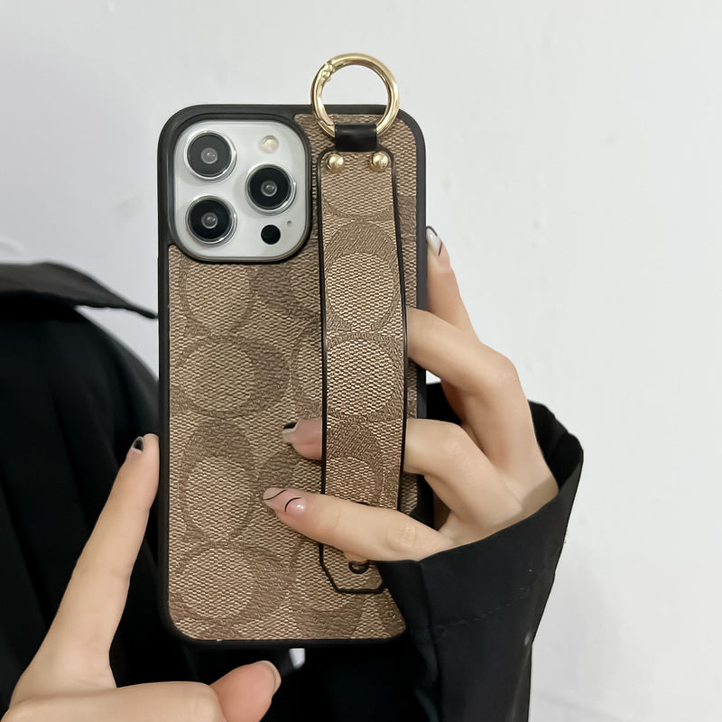 Coque Classique iPhone Avec Support Café-SW240330