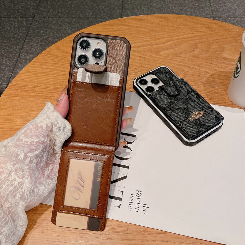 Coque Classique iPhone avec Porte-Cartes -LBK241416