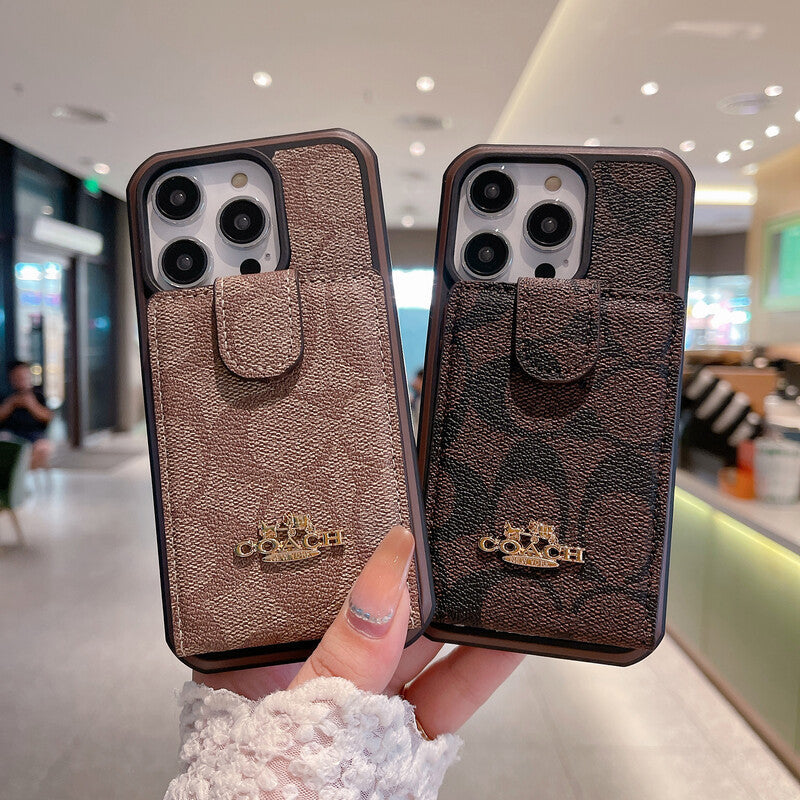 Coque Classique iPhone avec Porte-Cartes -LBK241416