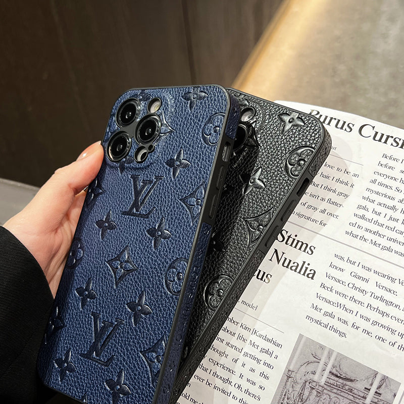 Luxury Color Leather iPhone Case