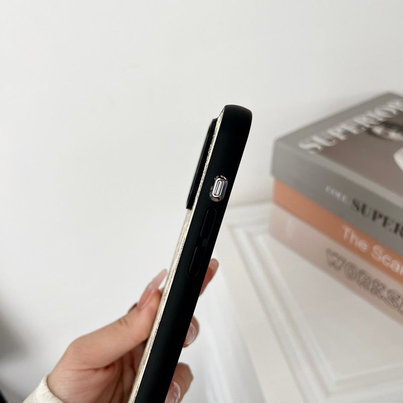 Luxusní hnědé kožené pouzdro na iPhone přes rameno
