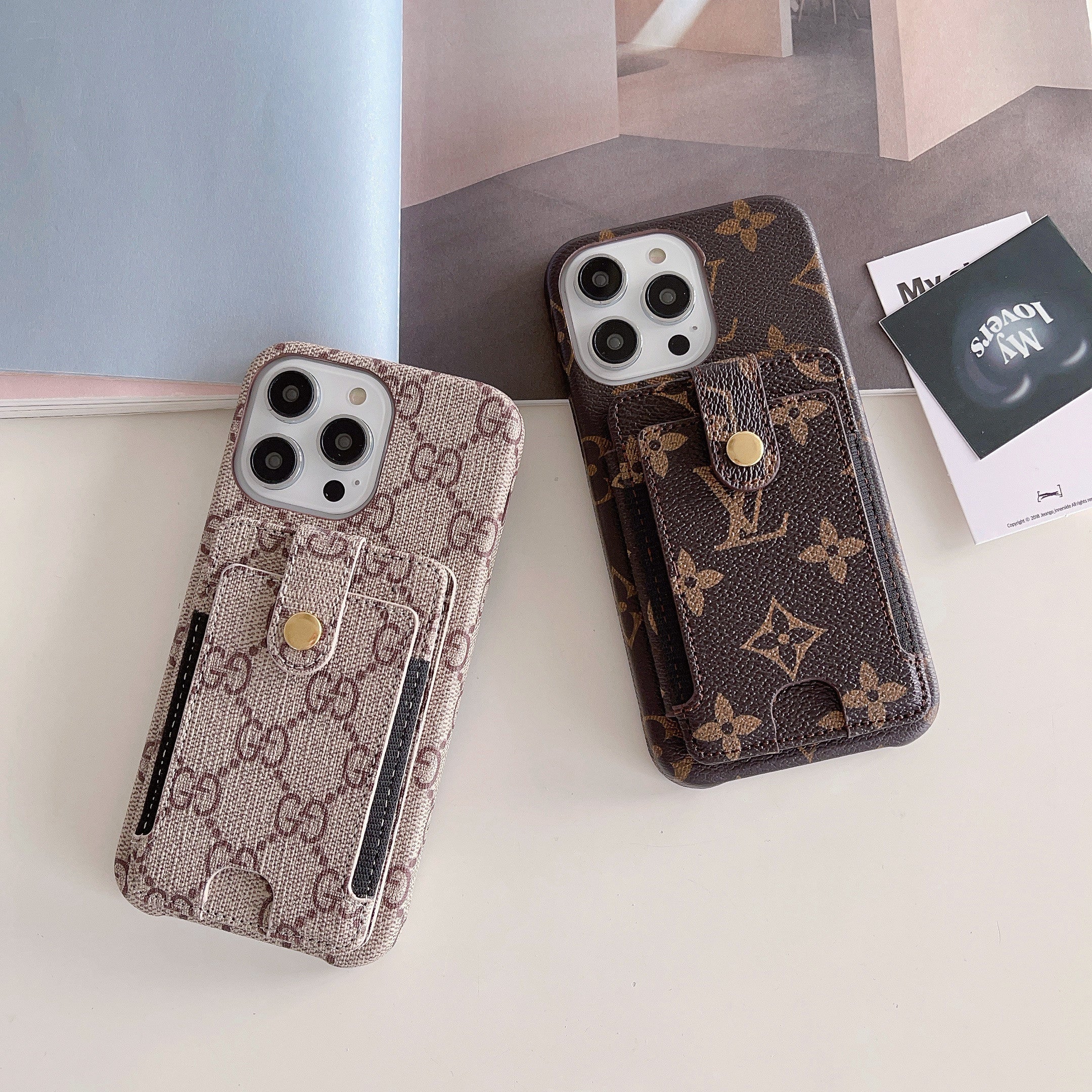 Étui iPhone porte-cartes premium