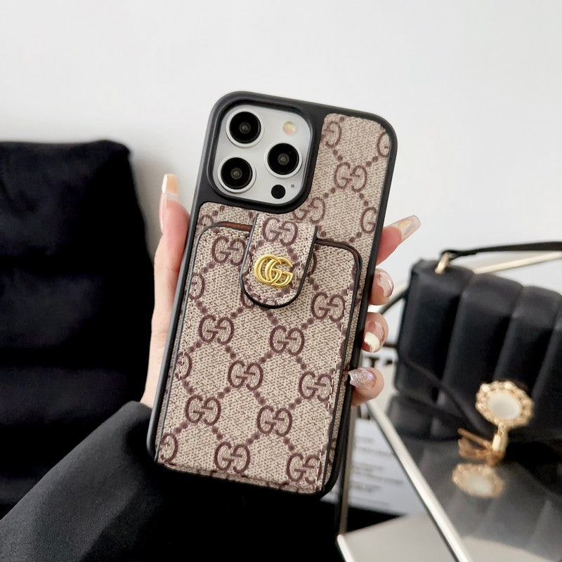 Prémiové crossbody pouzdro na iPhone s řetízkem na karty