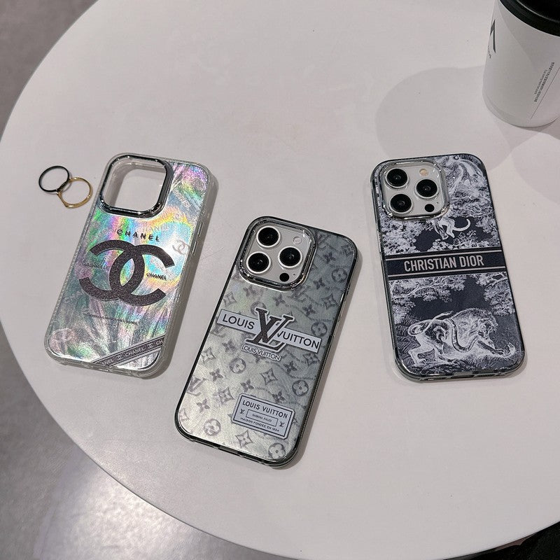 Étui de luxe noir pour iPhone