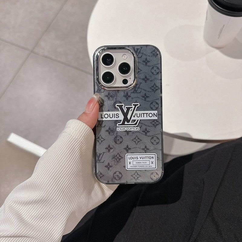 Étui de luxe noir pour iPhone