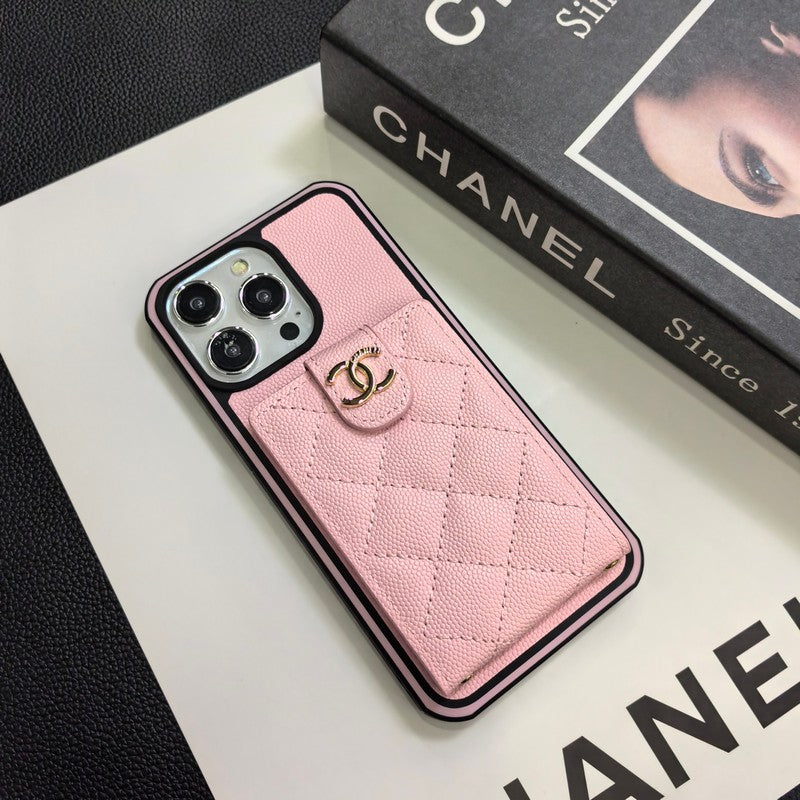 Étui Élégant en Cuir Bandoulière pour iPhone