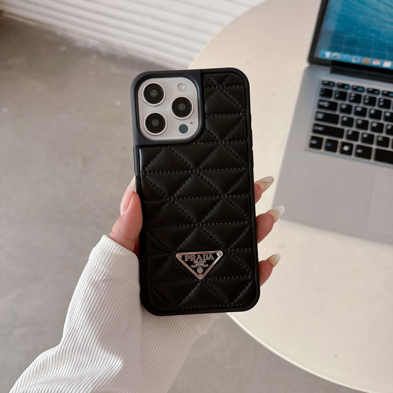 Coque iPhone en cuir de luxe
