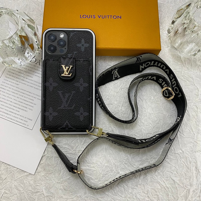 Étui iPhone à chaîne avec sac de luxe