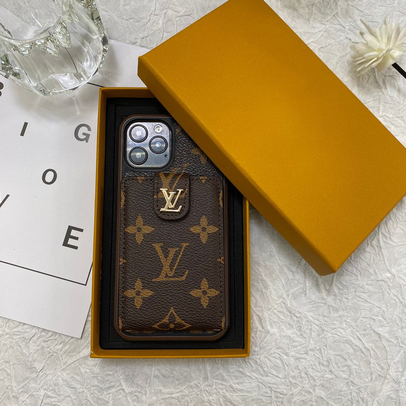 Étui iPhone porte-cartes de luxe
