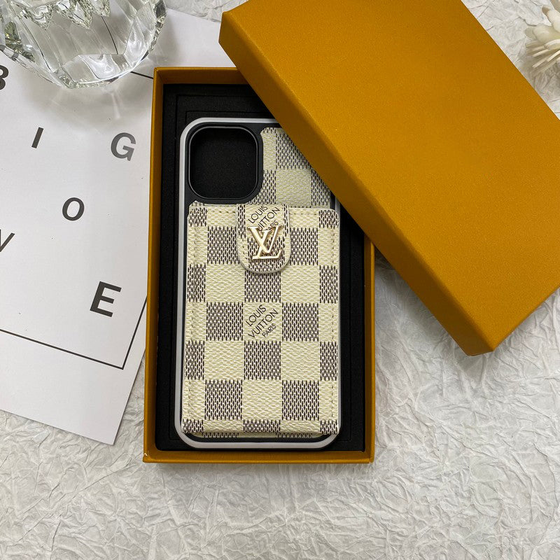 Étui iPhone porte-cartes de luxe
