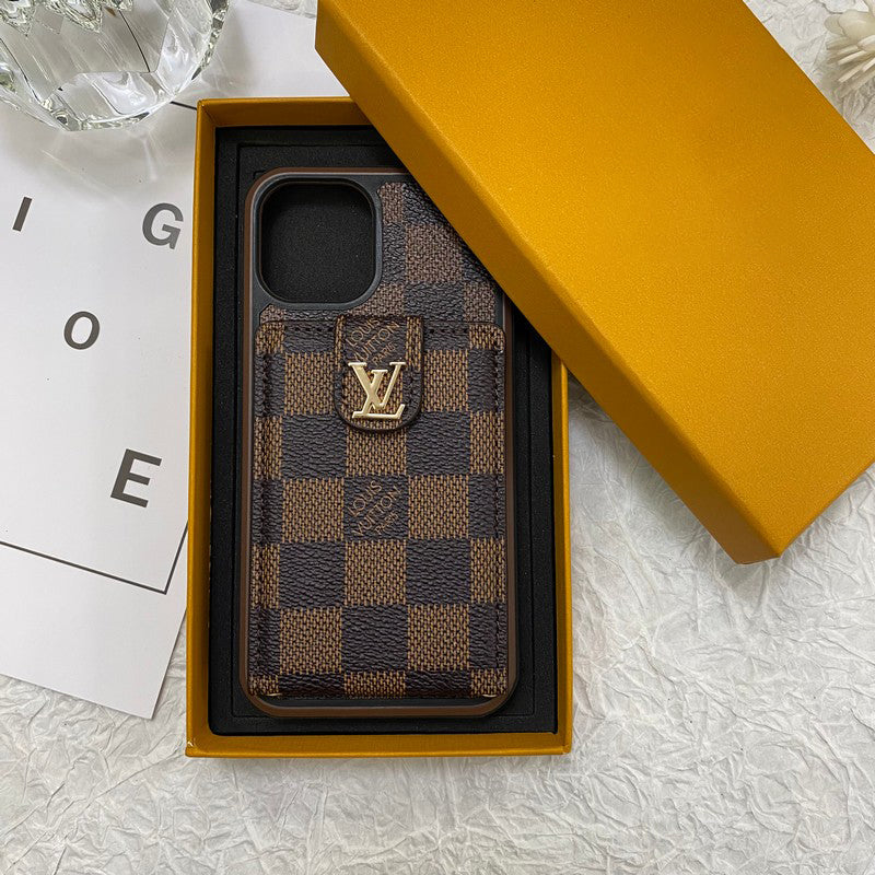 Étui iPhone porte-cartes de luxe