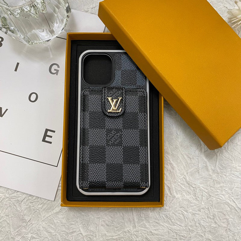 Étui iPhone porte-cartes de luxe