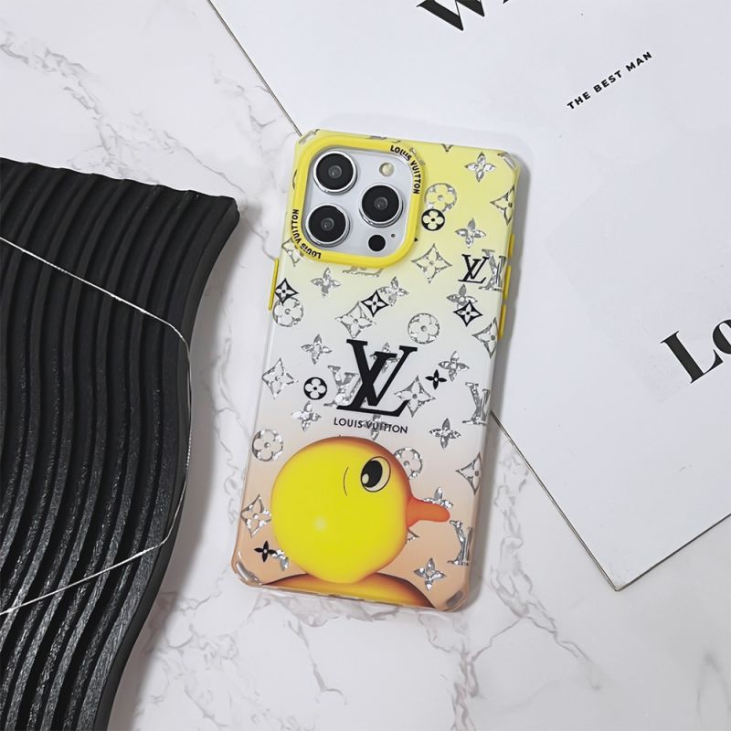 Coque de luxe carrée iPhone Canard & Lapin