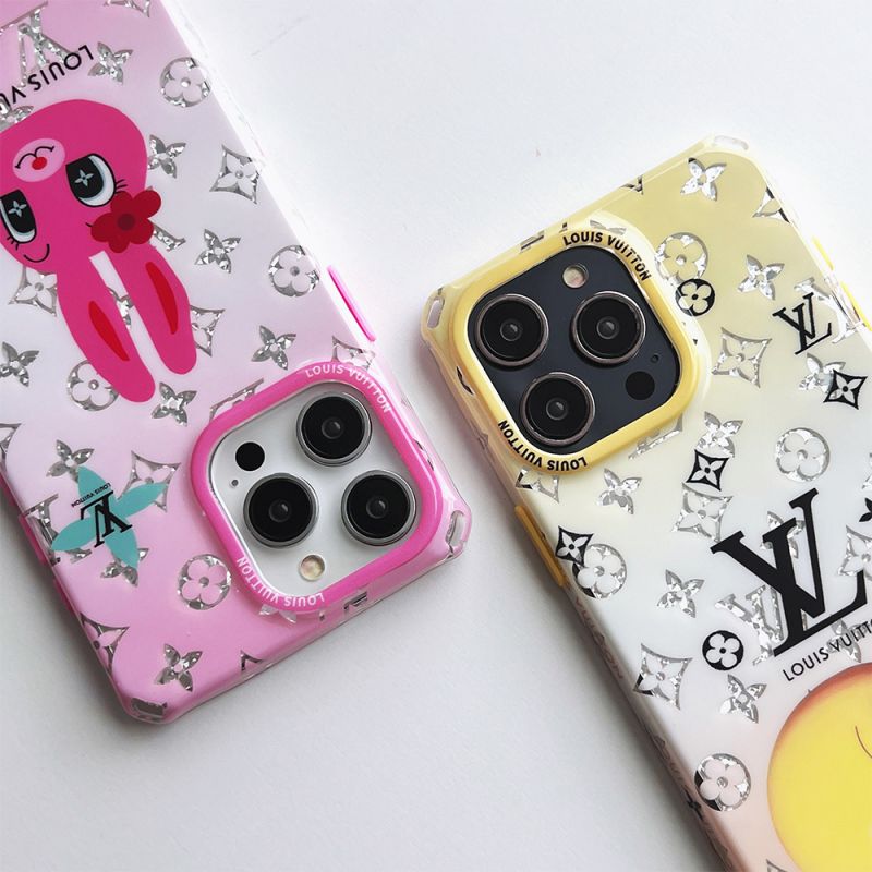 Coque de luxe carrée iPhone Canard & Lapin