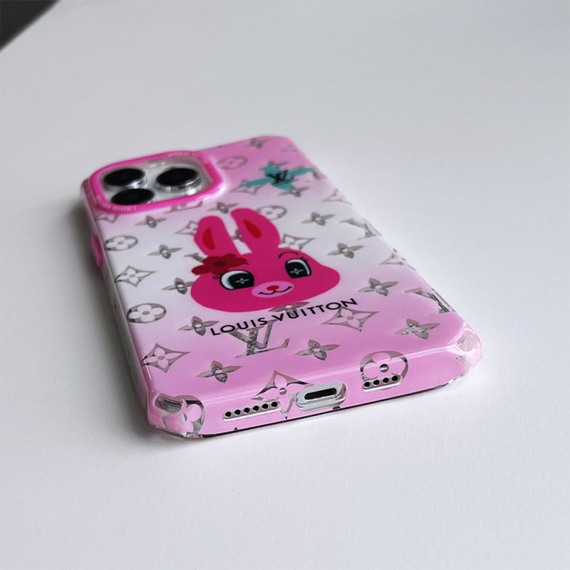 Coque de luxe carrée iPhone Canard & Lapin