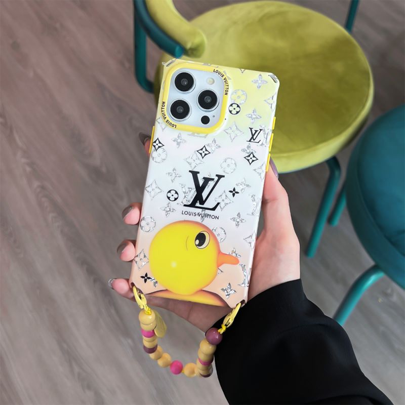 Coque de luxe carrée iPhone Canard & Lapin