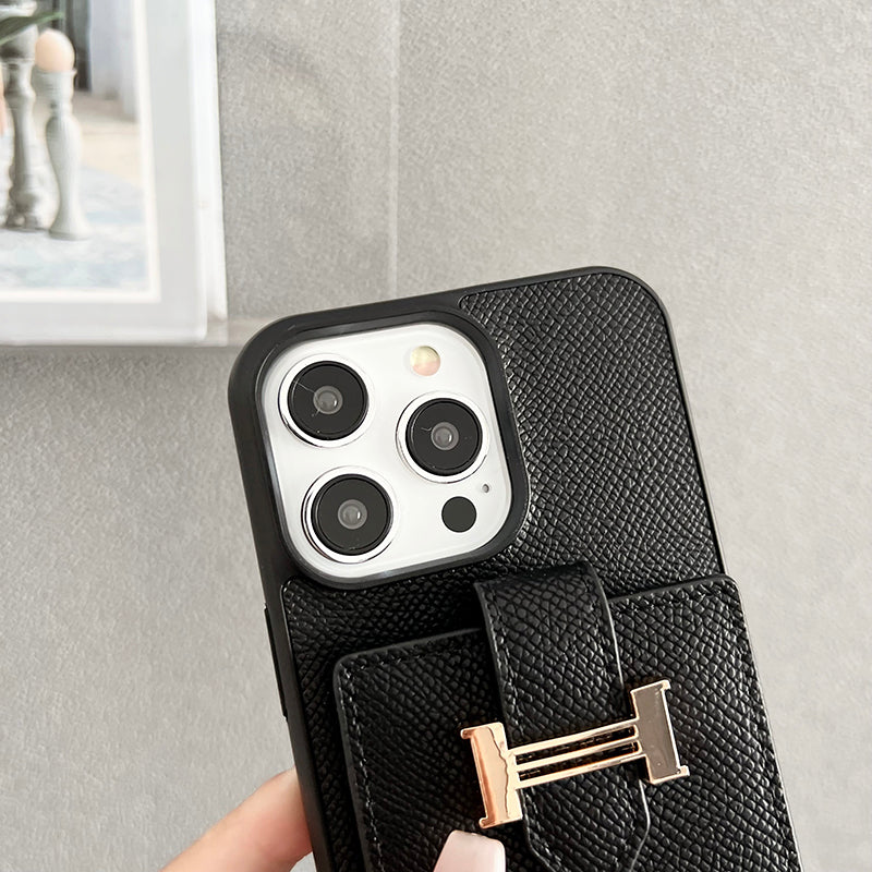 Pouzdro na iPhone z kůže H Card Bag Scarves