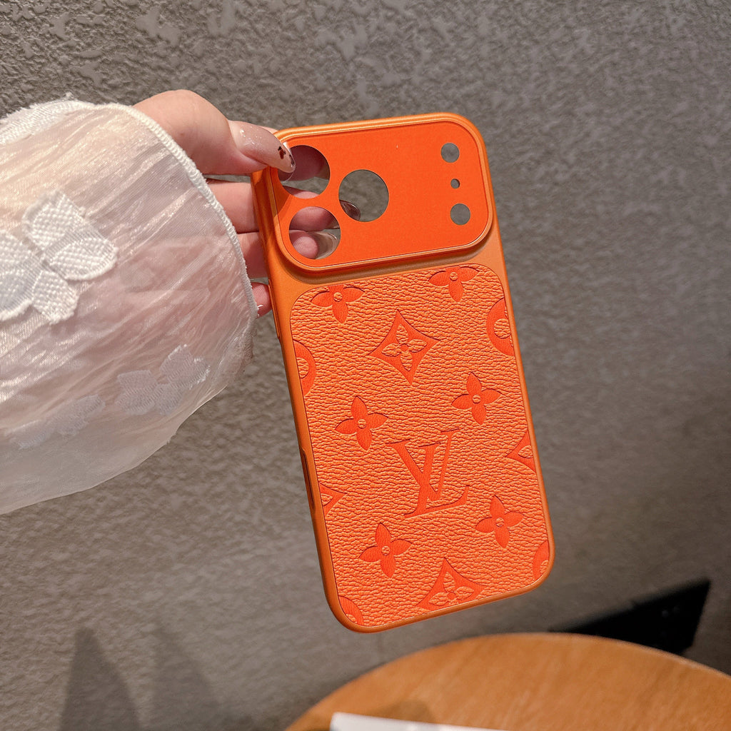 The Tangerine Monogram iPhone Case