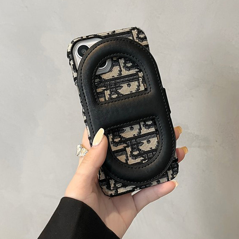 Étui de téléphone iPhone Porte-cartes à support élégant