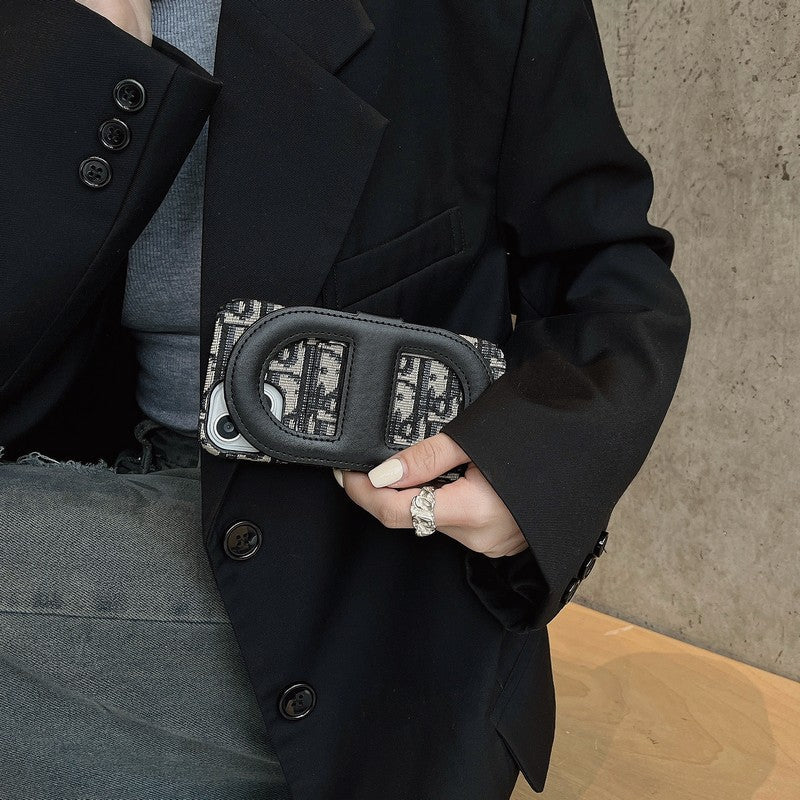 Étui de téléphone iPhone Porte-cartes à support élégant