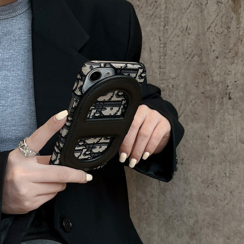 Étui de téléphone iPhone Porte-cartes à support élégant